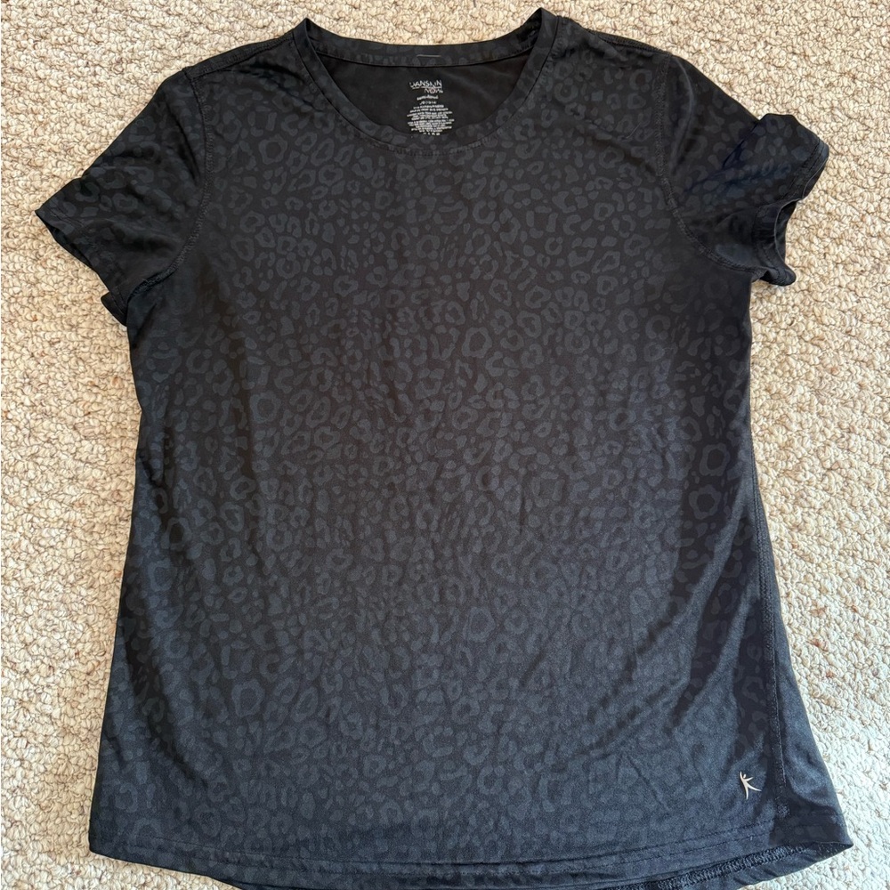 Danskin Now Leopard Print Women's Tee